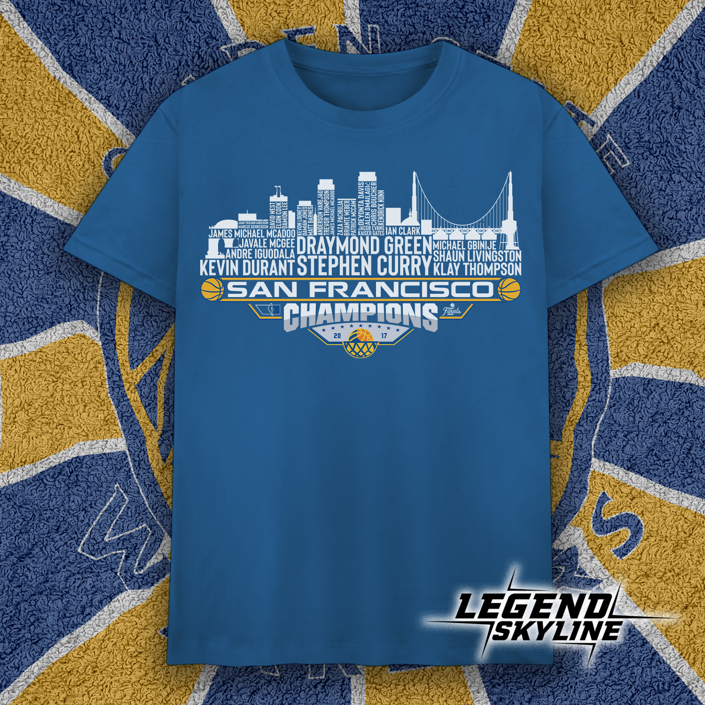 Golden State Dream Team Basketball Champions 2017 , San Francisco City Skyline Shirt