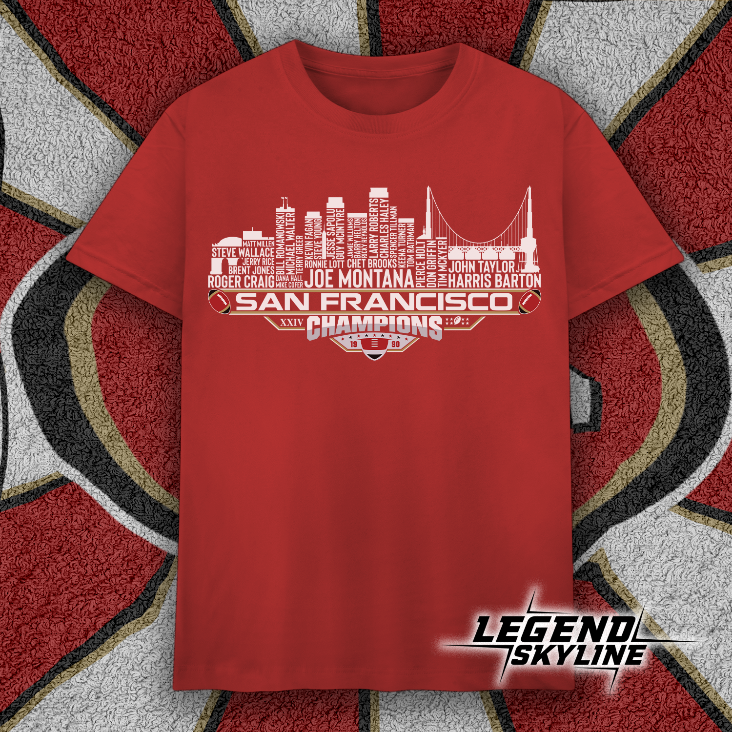 San Francisco Dream Team Football XXIV Champions 1990, San
