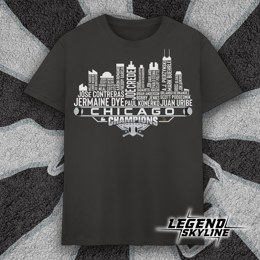Chicago Dream Team Baseball Champions 2005, Chicago City Skyline Shirt