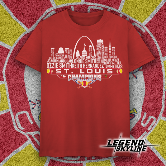St Louis Dream Team Baseball Champions 1982, St Louis City Skyline Shirt