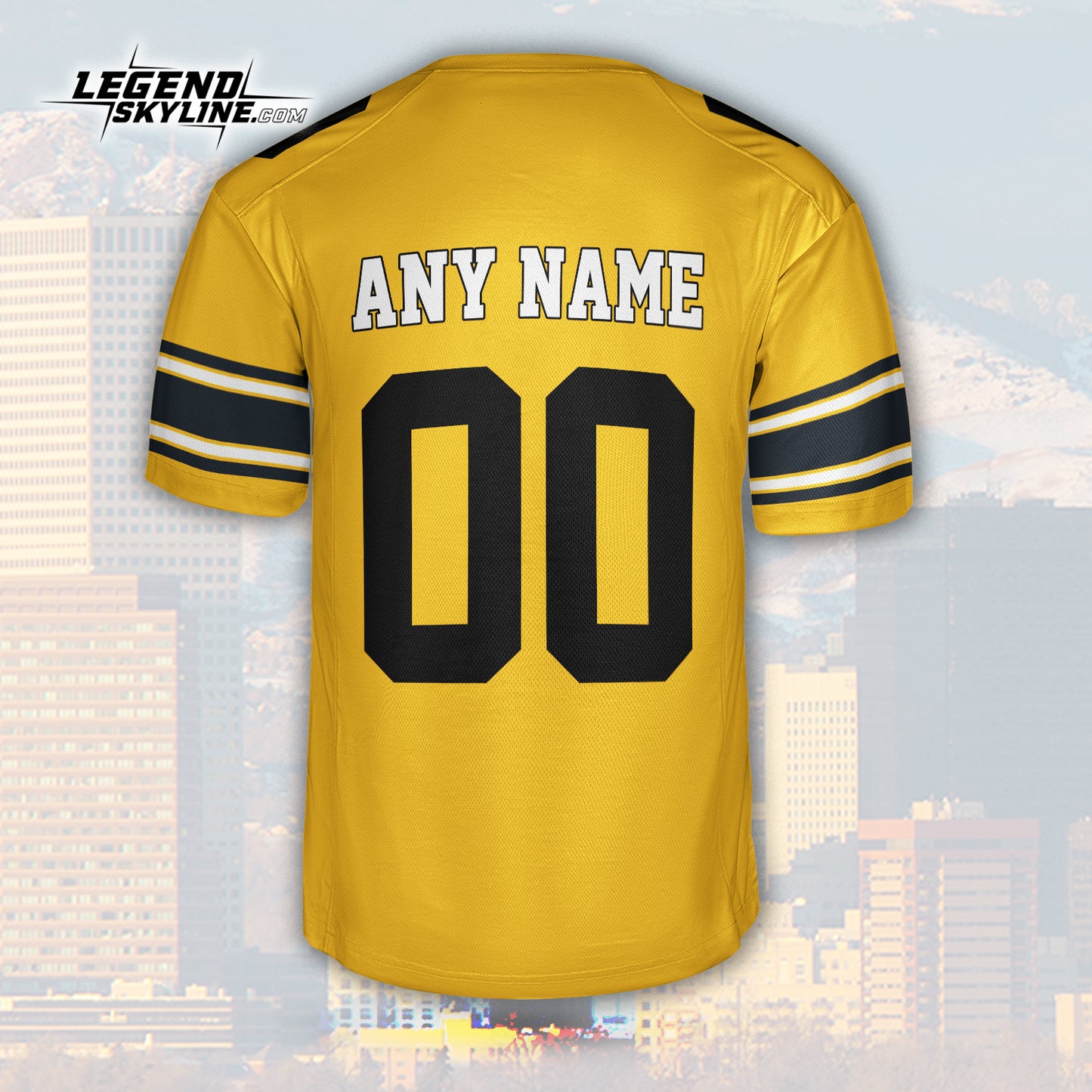 Pittsburgh Custom Football Jersey Greatest Of All Time Team Legends, Pittsburgh City Skyline Shirt, Personalized Embroidery Name Number