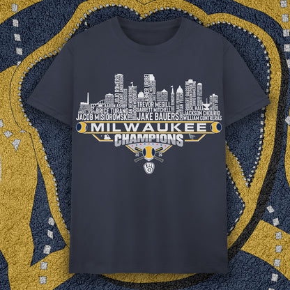 Milwaukee Baseball National 2026 Champions League City Skyline Shirts