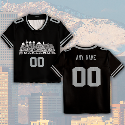 Las Vegas Jersey Custom Football Greatest Of All Time Team Legends Las Vegas City Skyline Jersey Shirt Personalized Embroidery Name Number