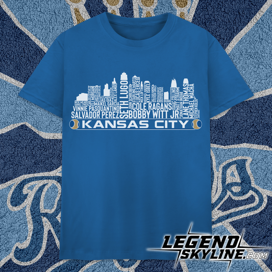 Kansas City Baseball Team Current Roster Kansas City Skyline Shirts