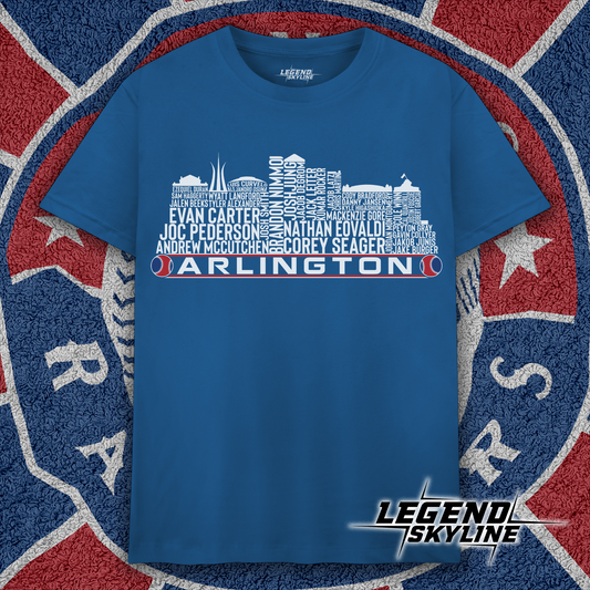 Arlington Baseball Team Current Roster Arlington City Skyline Shirts