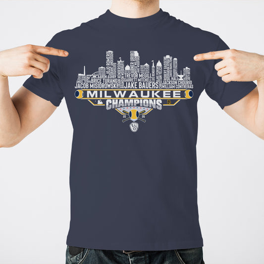 Milwaukee Baseball World 2026 Champions League City Skyline Shirts