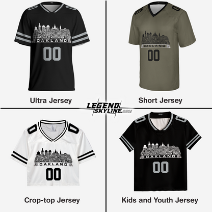 Las Vegas Jersey Custom Football Greatest Of All Time Team Legends Las Vegas City Skyline Jersey Shirt Personalized Embroidery Name Number