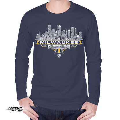 Milwaukee Baseball National 2026 Champions League City Skyline Shirts