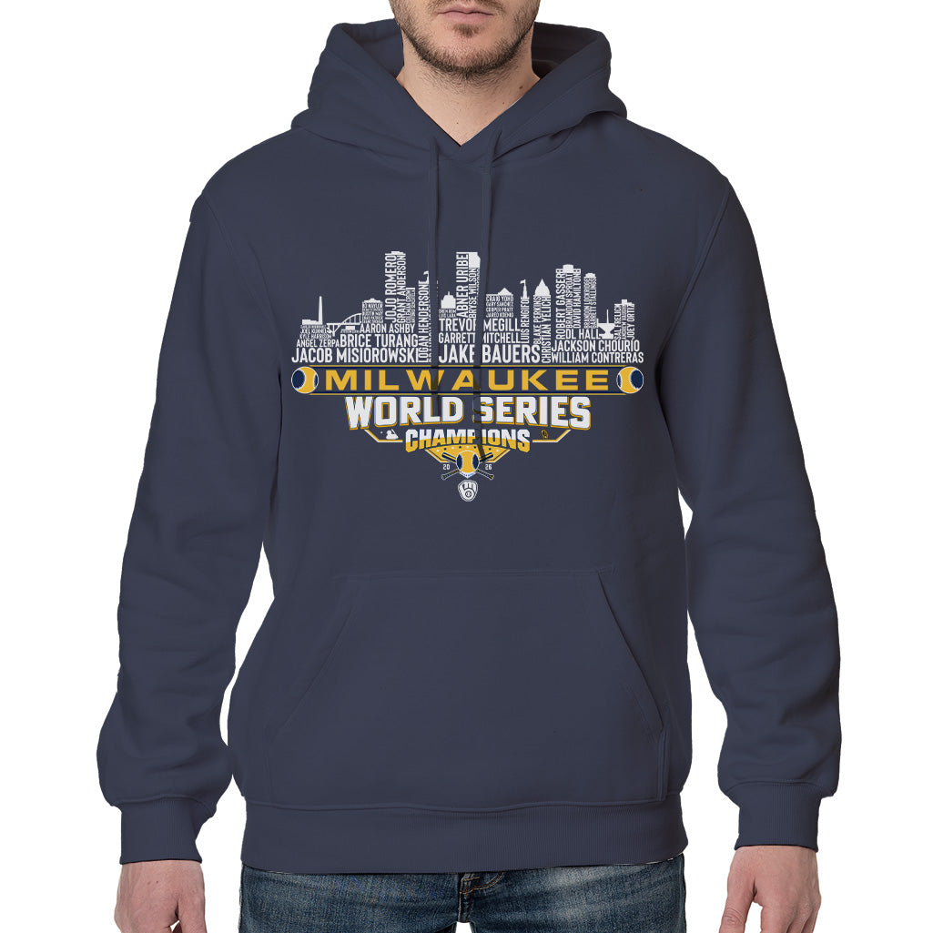 Milwaukee Baseball World 2026 Champions City Skyline Shirts