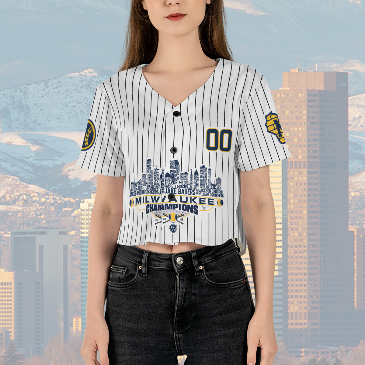 Milwaukee Baseball Jersey National 2026 Champions League City Skyline