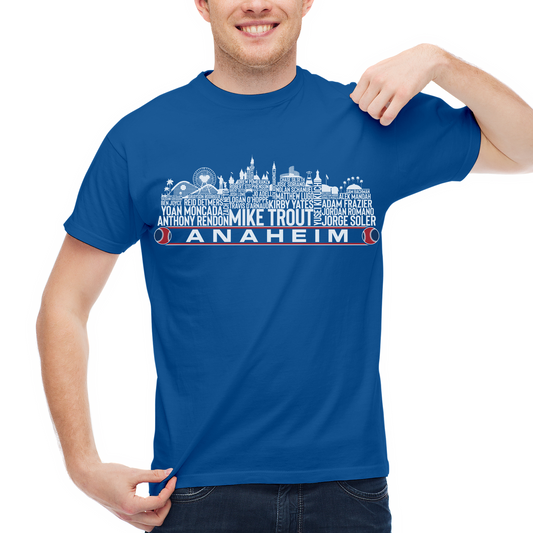 Los Angeles Baseball Team Current Roster Los Angeles City Skyline Shirts