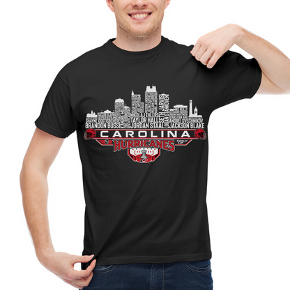 Carolina Hockey Stanley 2026 Team Champions Raleigh City Skyline Shirts