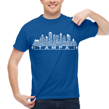 Tampa Bay Baseball Team Current Roster Tampa Bay City Skyline Shirts