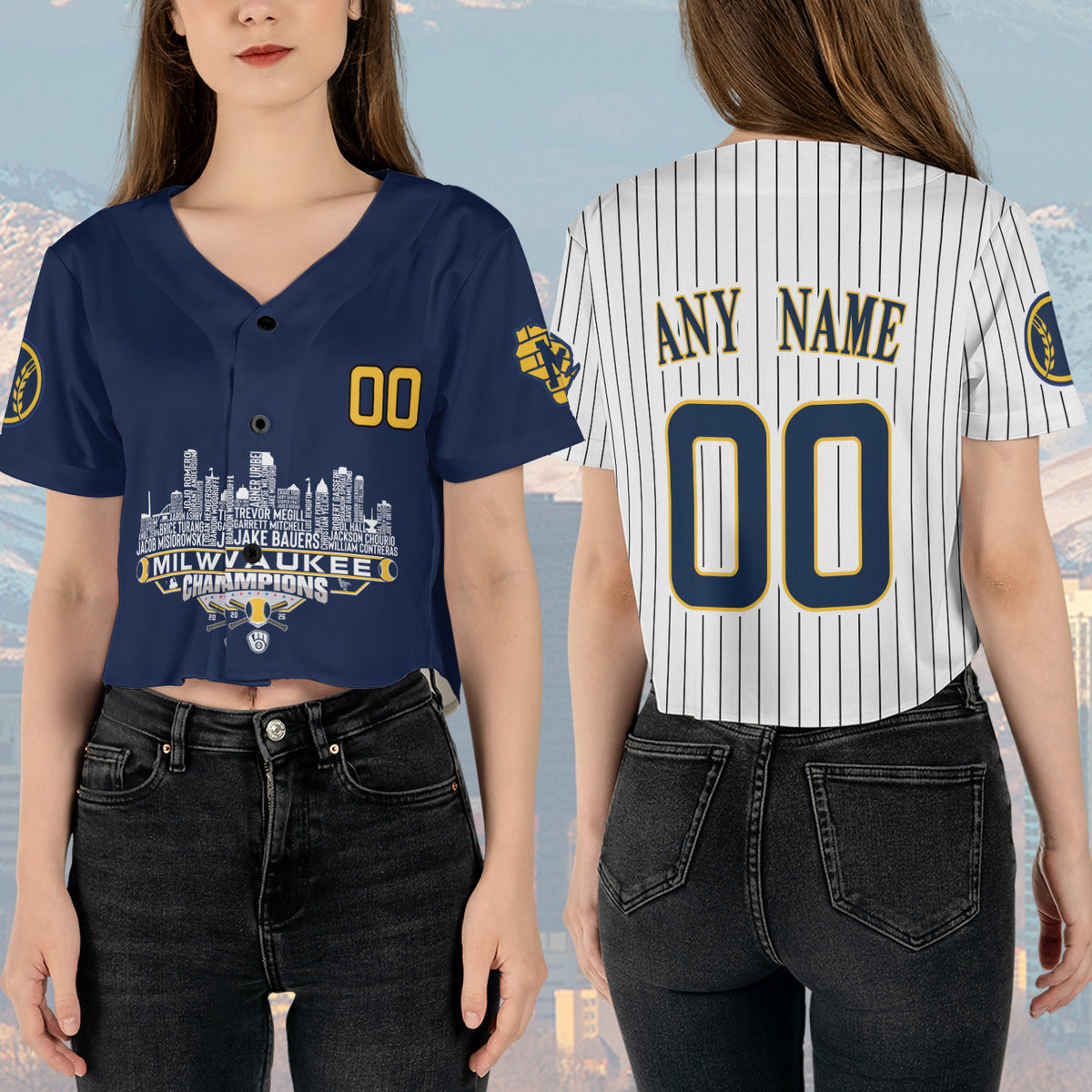Milwaukee Baseball Jersey National 2026 Champions League City Skyline