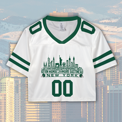 New York Jersey Custom Football Greatest Of All Time Team Legends New York City Skyline Jersey Shirt Personalized Embroidery Name Number