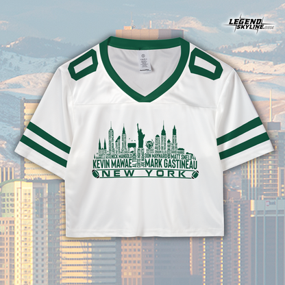 New York Jersey Custom Football Greatest Of All Time Team Legends New York City Skyline Jersey Shirt Personalized Embroidery Name Number