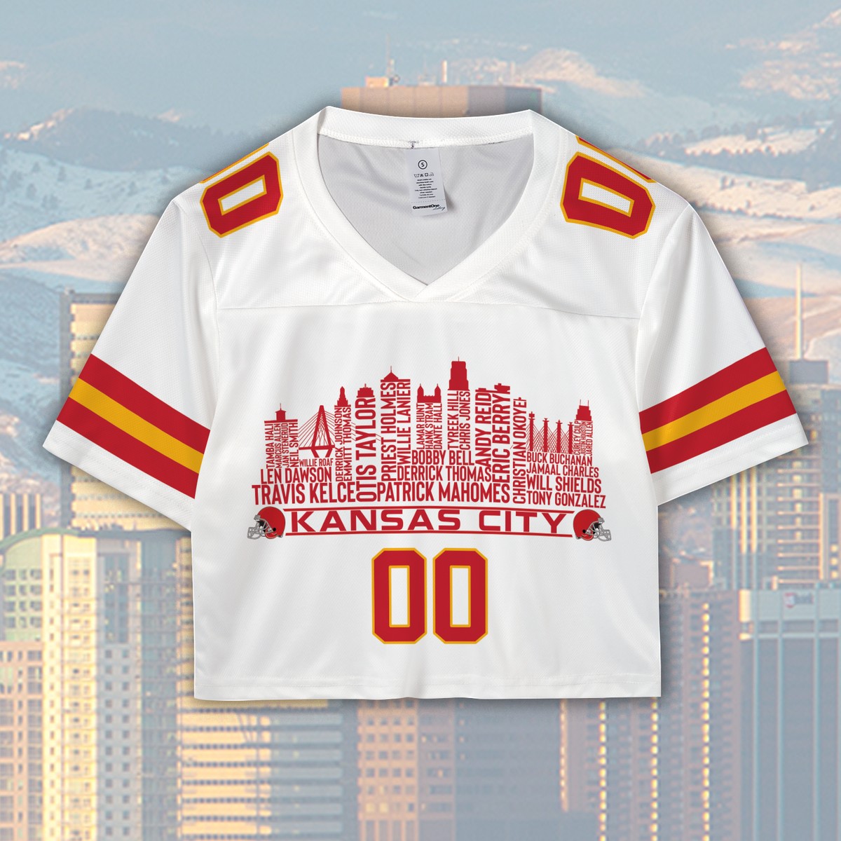 Kansas Jersey Custom Football Greatest Of All Time Team Legends Kansas City Skyline Jersey Shirt Personalized Embroidery Name Number