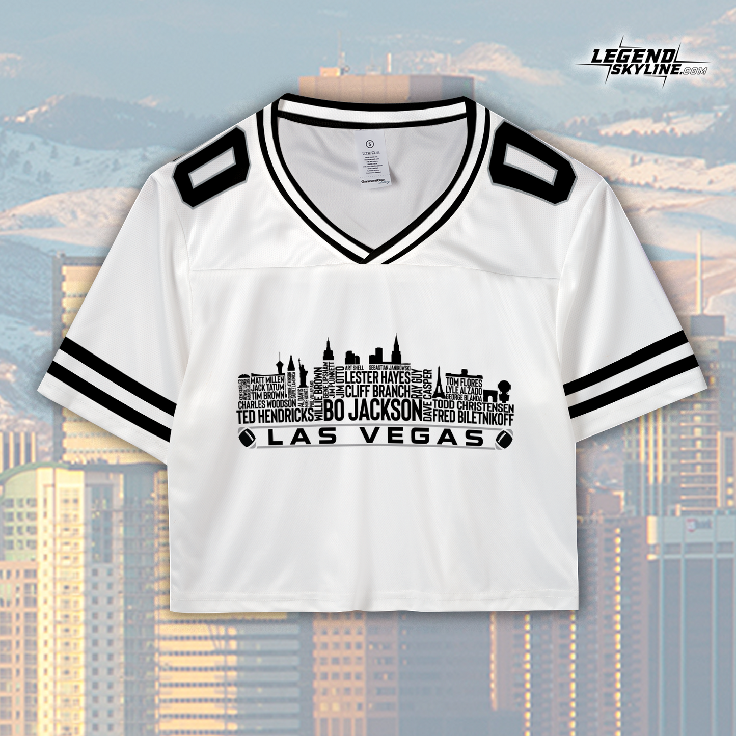Las Vegas Jersey Custom Football Greatest Of All Time Team Legends Las Vegas City Skyline Jersey Shirt, Personalized Embroidery Name Number
