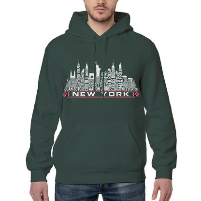 New York Baseball Team Current Roster New York City Skyline Shirts
