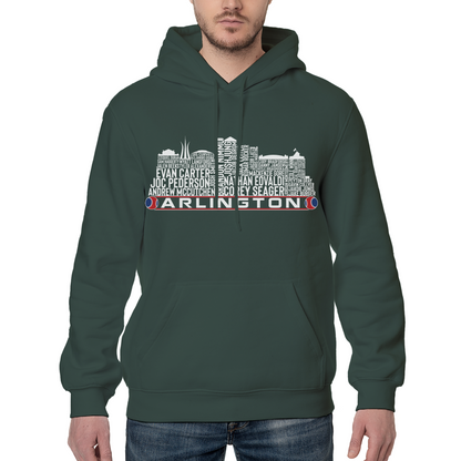 Arlington Baseball Team Current Roster Arlington City Skyline Shirts