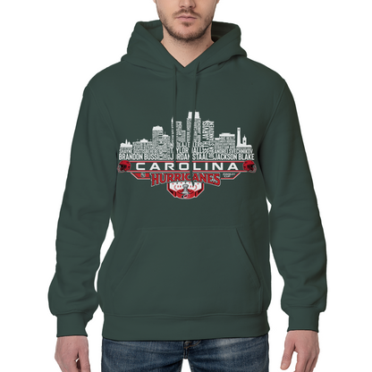 Carolina Hockey Stanley 2026 Team Champions Raleigh City Skyline Shirts