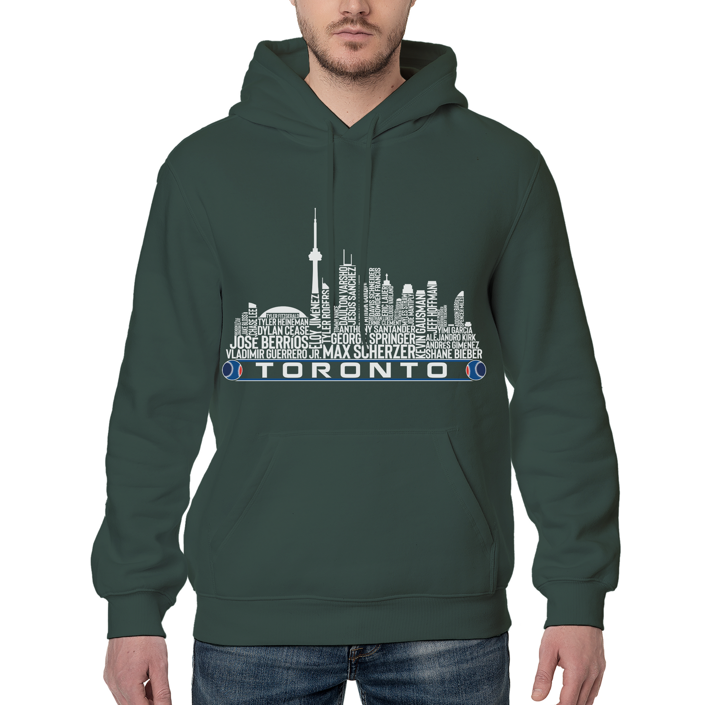 Toronto Baseball Team Current Roster Toronto City Skyline Shirts