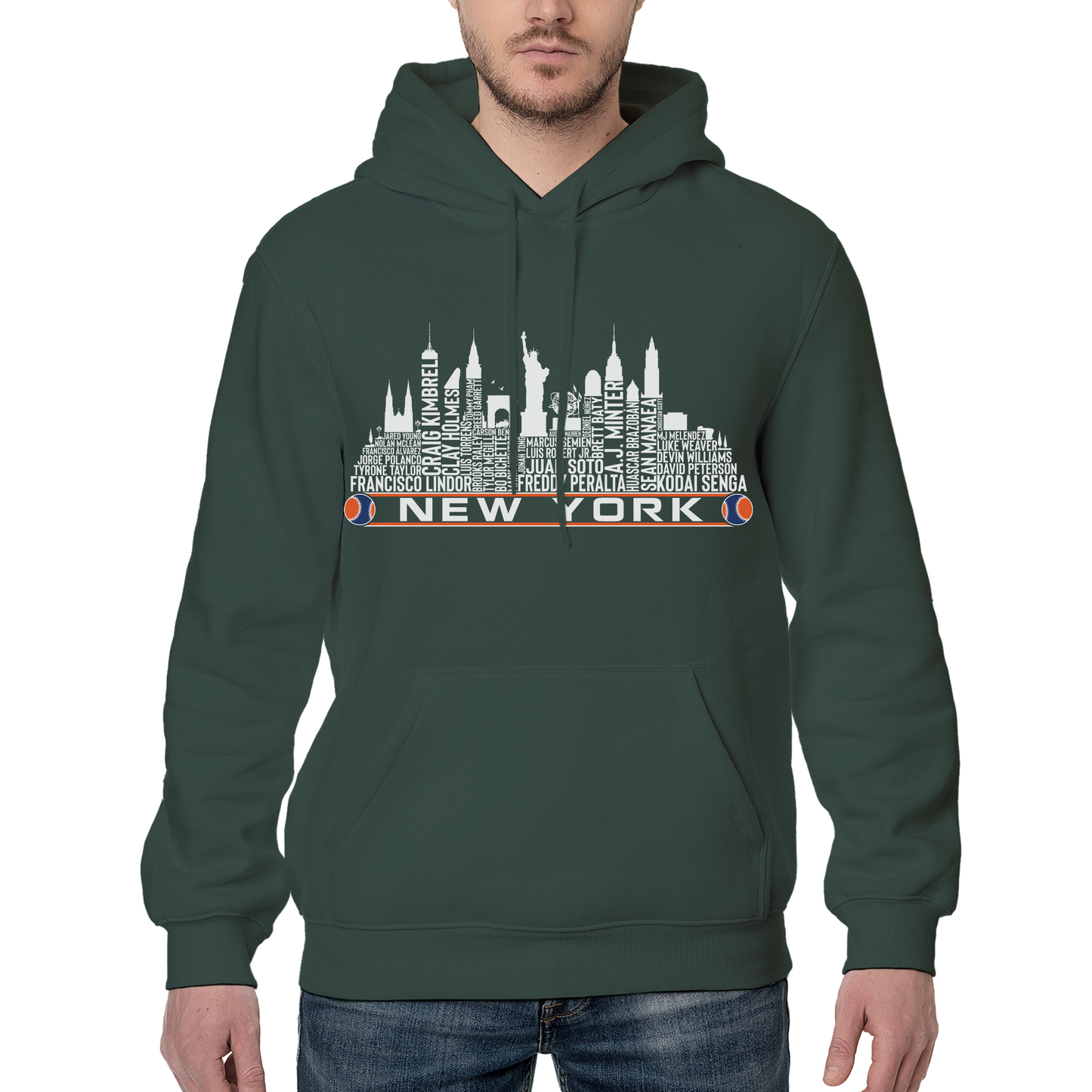 New York Baseball Team Current Roster New York City Skyline Shirts
