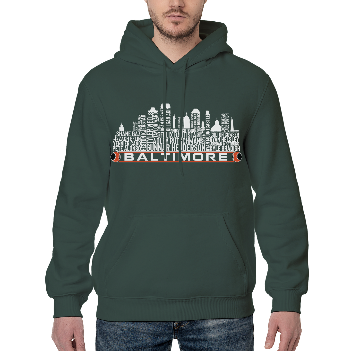Baltimore Baseball Team Current Roster Baltimore City Skyline Shirts