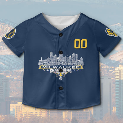 Milwaukee Baseball Jersey National 2026 Champions League City Skyline