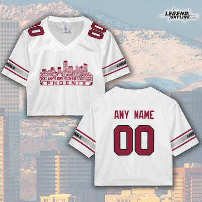 Arizona Custom Football Jersey Greatest Of All Time Team Legends Arizona City Skyline Shirt Personalized Embroidery Name Number