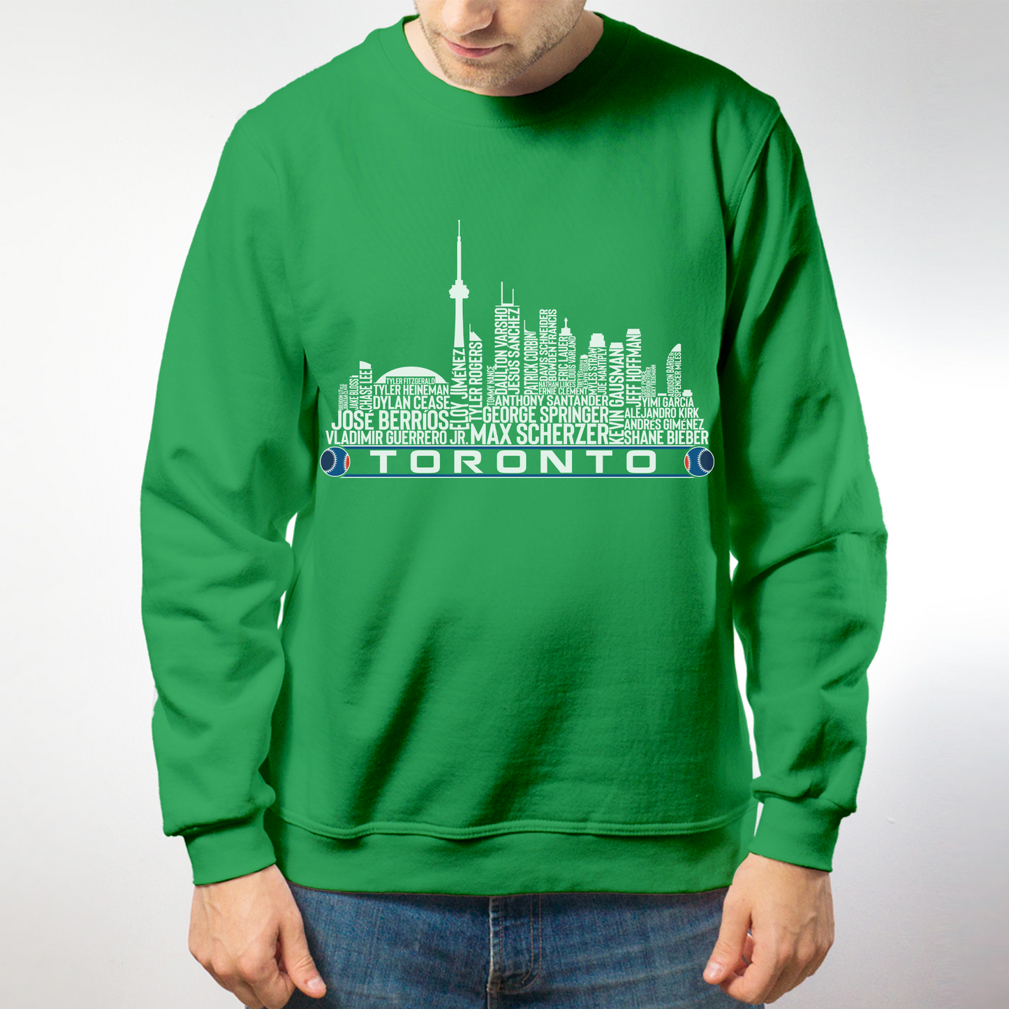 Toronto Baseball Team Current Roster Toronto City Skyline Shirts