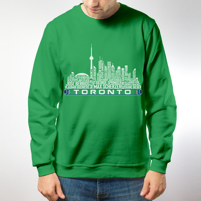Toronto Baseball Team Current Roster Toronto City Skyline Shirts