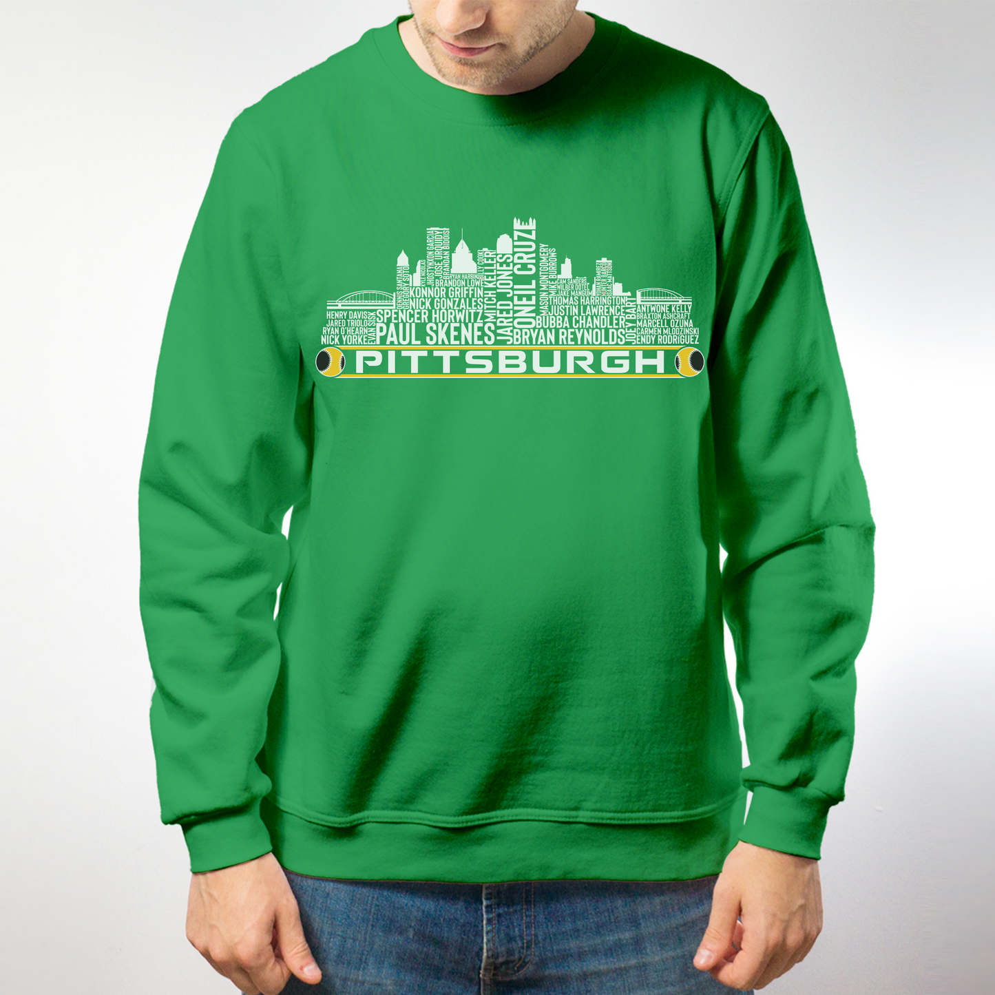 Pittsburgh Baseball Team Current Roster Pittsburgh City Skyline Shirts