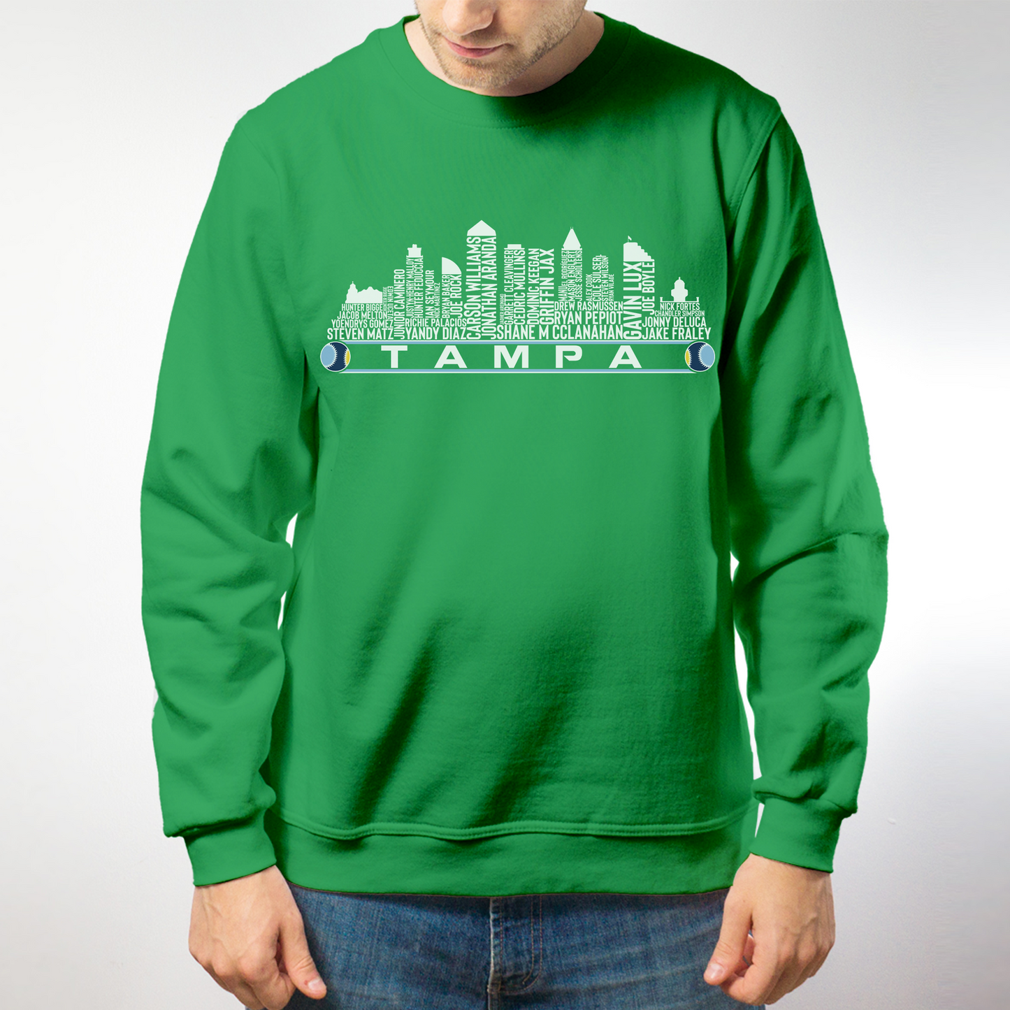 Tampa Bay Baseball Team Current Roster Tampa Bay City Skyline Shirts