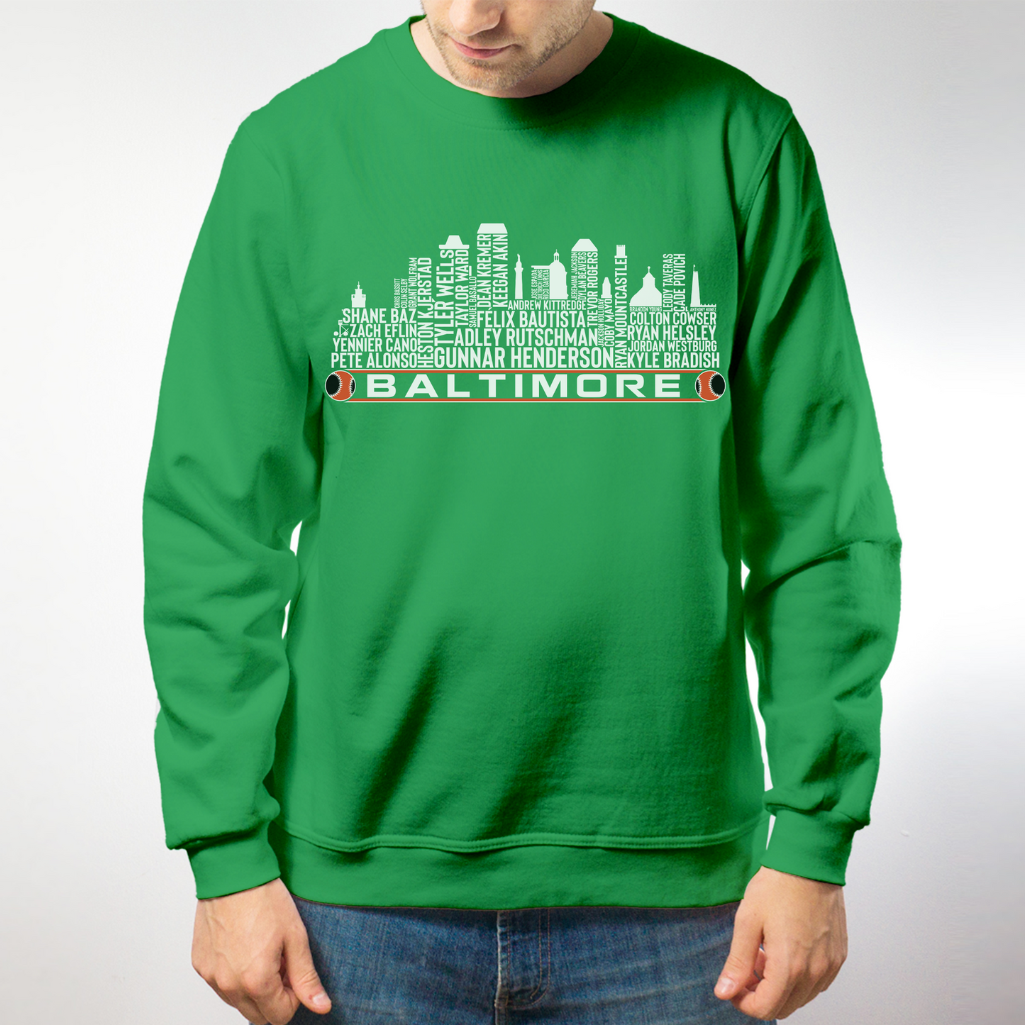 Baltimore Baseball Team Current Roster Baltimore City Skyline Shirts