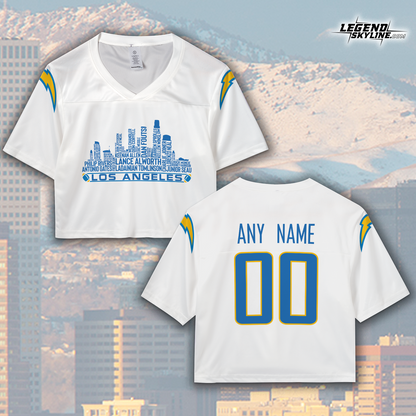 Los Angeles C Jersey Custom Football Greatest Of All Time Team Legends Los Angeles City Skyline Jersey Shirt Personalized Embroidery Name Number