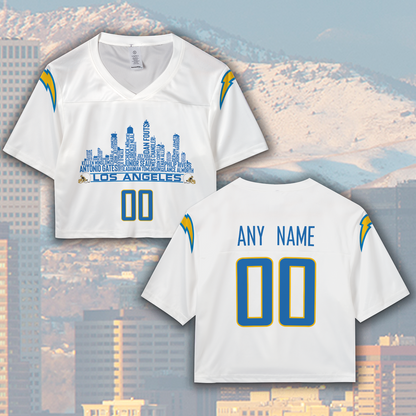 Los Angeles R Jersey Custom Football Greatest Of All Time Team Legends Los Angeles City Skyline Jersey Shirt Personalized Embroidery Name Number