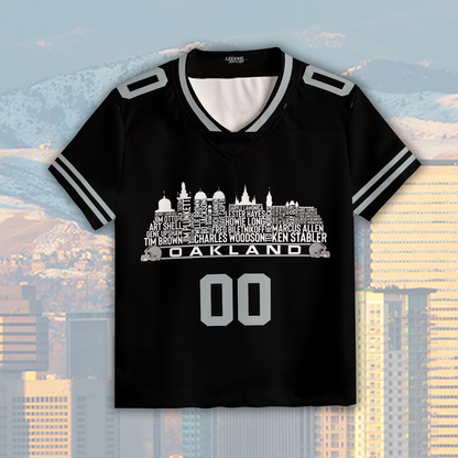 Las Vegas Jersey Custom Football Greatest Of All Time Team Legends Las Vegas City Skyline Jersey Shirt Personalized Embroidery Name Number