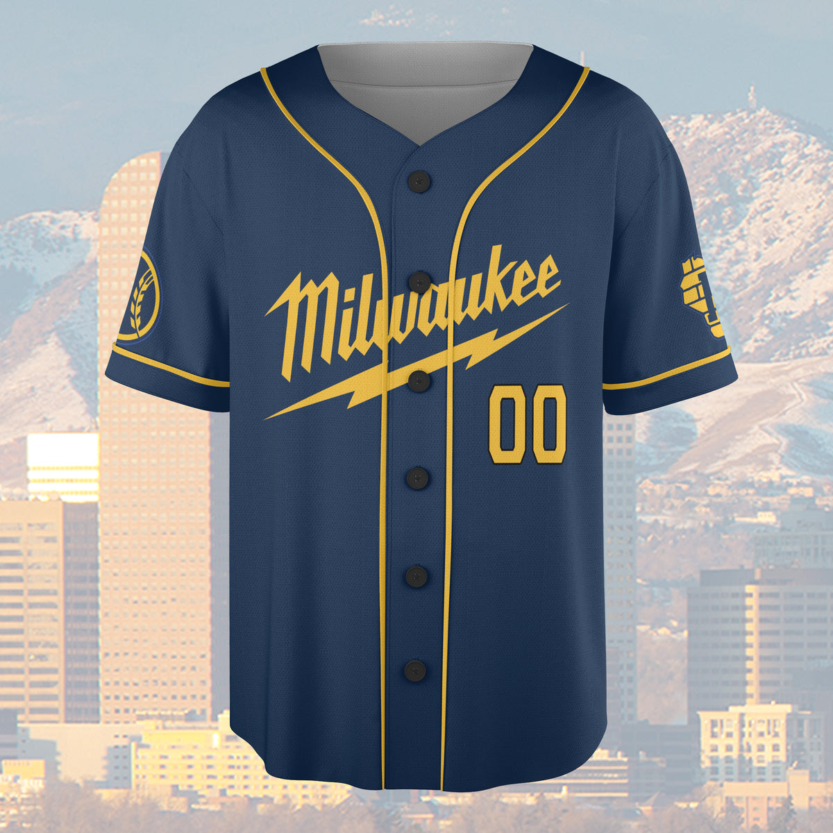 Milwaukee Tool Baseball Jersey World Champions 2026 League City Skyline