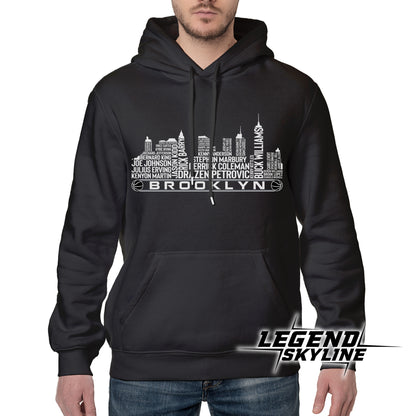 Brooklyn Basketball Greatest Of All Time Team Legend Brooklyn Skyline Shirt