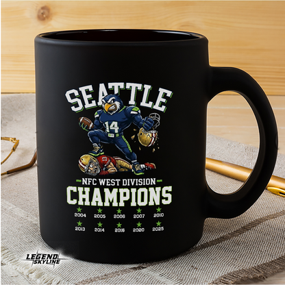Seattle Football NFC West Division Champs 2025 Shirt