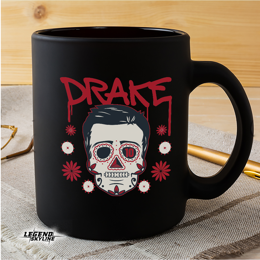 Drake Maye Sugar Skull Remix Football Shirt