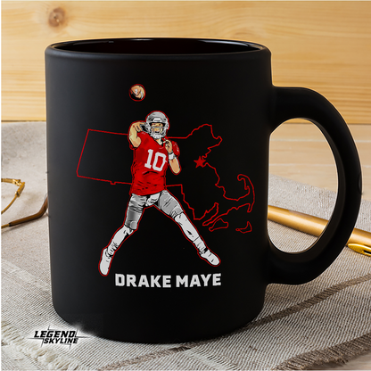 Drake Maye State Star Football Shirt