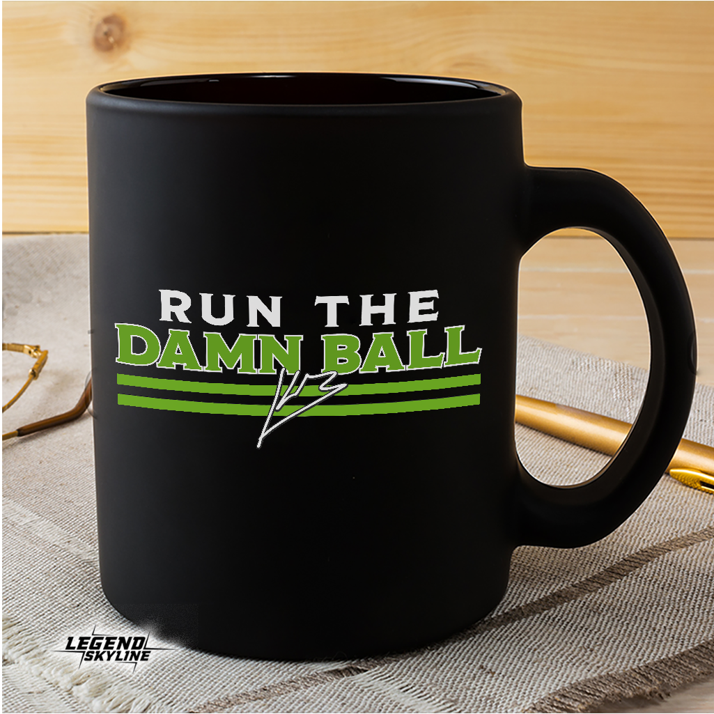 Kenneth Walker Run The Damn Ball Football Shirt