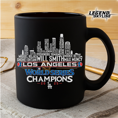 Los Angeles Baseball World Champions Team Series 2025 LA City Skyline Shirts