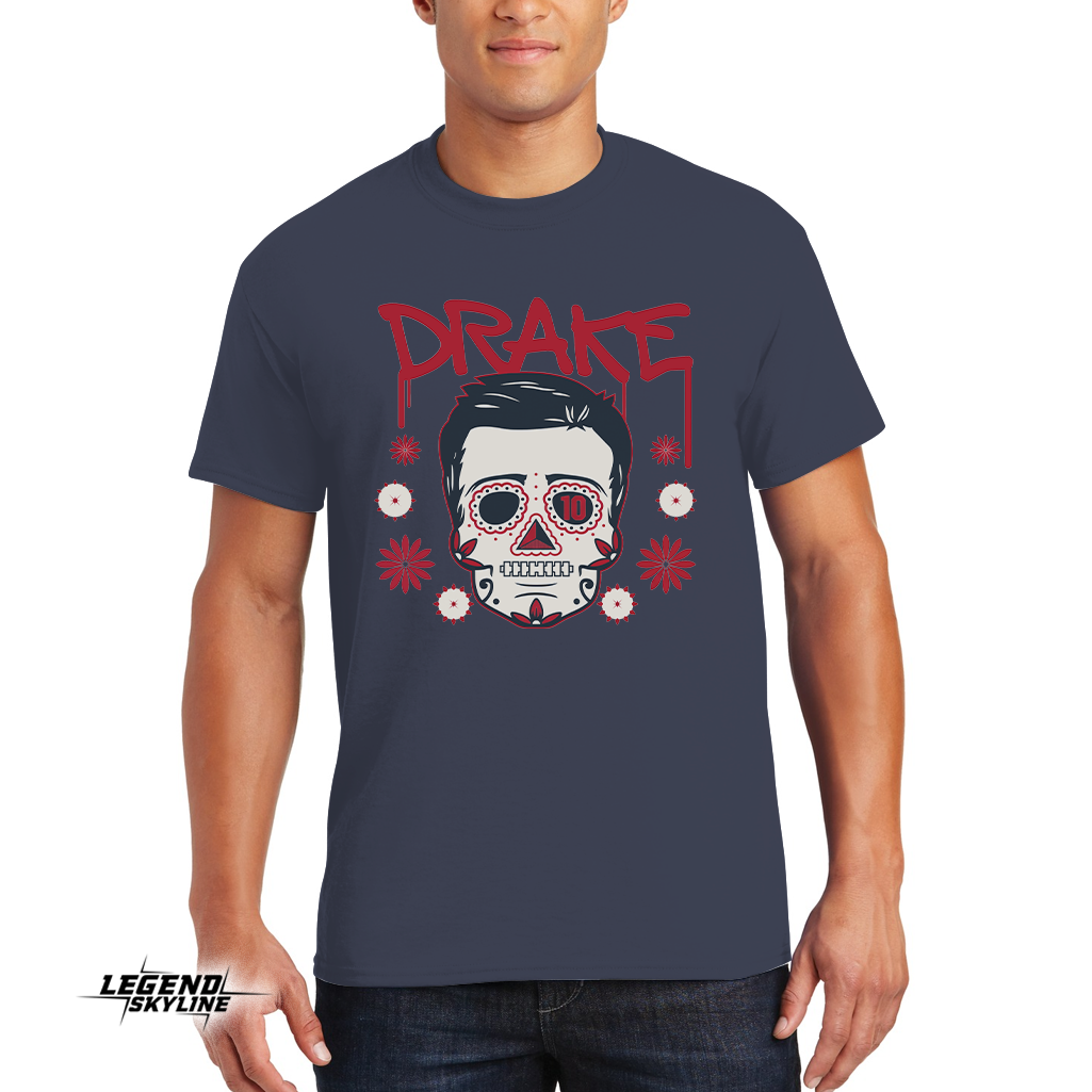 Drake Maye Sugar Skull Remix Football Shirt