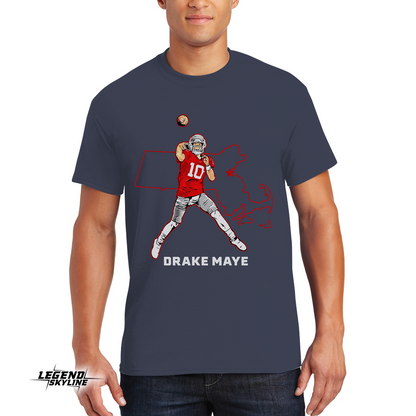 Drake Maye State Star Football Shirt