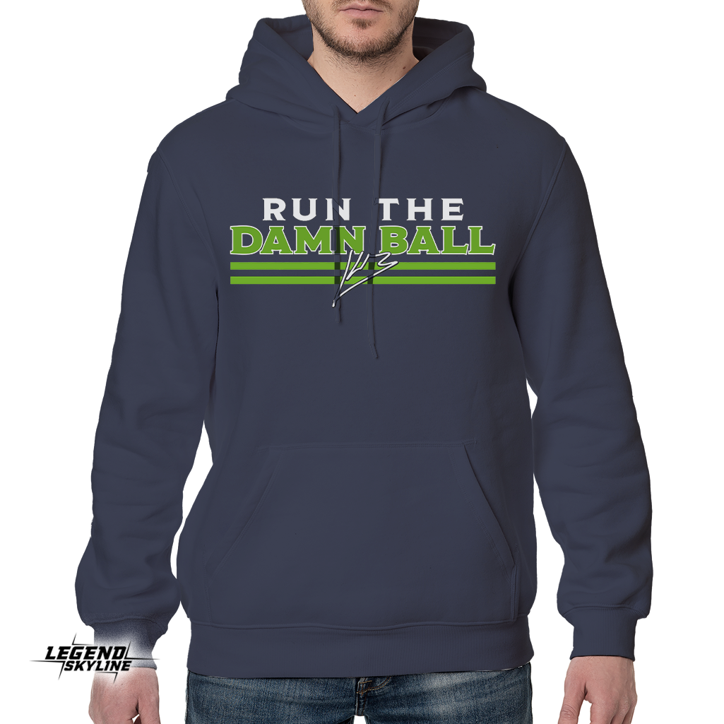Kenneth Walker Run The Damn Ball Football Shirt