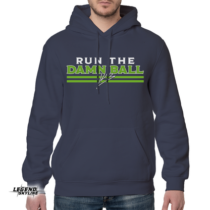 Kenneth Walker Run The Damn Ball Football Shirt