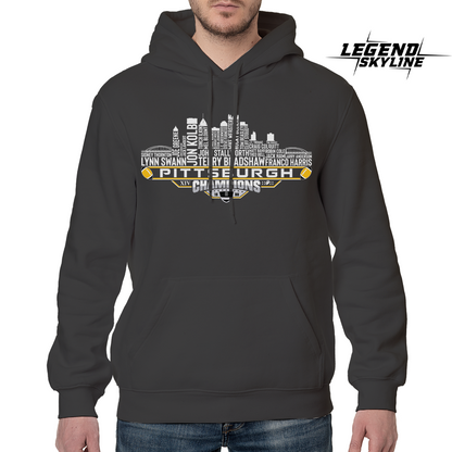 Pittsburgh Dream Team Football XIV Champions 1980, Pittsburgh City Skyline Shirt